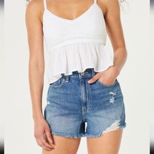 NWT Ultra High Rise Denim Mom Shirts